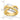 14k Two-tone Cross-Cross Design Ring - Image 3