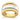 14K White Gold Polished Wide Ridge Ring for Bold Style - Image 1