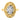 14k w/Rhodium Oval Shield and Hearts Ring - Image 5