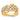 14K Tri-color Polished and Diamond-cut Beads Fashion Ring - Image 1