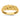 14K Gold Twisted Dome Ring - Size 7 Elegance for Everyday Styling - Image 1