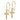 14k Polished Crucifix Earrings - Image 1