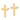 14k Gold Polished Cross Earrings for Everyday Style - Image 2