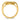 14K Gold Diamond Open Circle Ring - Modern Statement Piece - Image 2