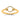 14K Gold Polished Diamond Open Circle Ring for Effortless Style - Image 1