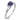 14K White Gold Amethyst and Diamond Statement Ring - Image 5
