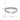 10K White Gold Pink Sapphire Stacking Ring - Image 5