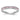 10K White Gold Pink Sapphire Stacking Ring - Image 1