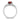 10k White Gold Oval Garnet Ring with Diamond Accents - Image 2