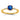 14k Gold Sapphire and Diamond Statement Ring - Image 1