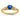 14k Gold Sapphire and Diamond Ring for Effortless Elegance - Image 1