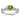 14k White Gold Polished Peridot and Diamond Ring - Image 1