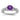 14k White Gold Amethyst & Diamond Ring for Effortless Elegance - Image 1