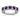14k White Gold Polished Amethyst and Diamond Ring - Image 1