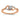 14k Rose Gold Diamond Side Hearts Ring - Image 1