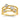 14k Polished Pave Circles Multi-band Diamond Ring - Image 1