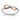10K Two-Tone White & Rose Gold Infinity Diamond Ring - Image 1
