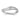 14K White Gold Diamond Double Band Ring for Effortless Style - Image 1