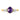 14K Gold Twisted Ring with Amethyst and Diamond Accents, Size 7 - Image 4