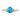 14K White Gold Twisted Ring with Oval Blue Topaz and Diamonds, Size 7 - Image 4