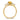 14K Gold Twisted Ring with Oval Citrine & Diamonds, Size 7 - Image 2