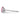 14K White Gold Twisted Ring with Diamond and Lab-Created Pink Sapphire, Size 7 - Image 3