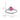 14K White Gold Twisted Ring with Diamond and Lab-Created Pink Sapphire, Size 7 - Image 5