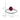 14K White Gold Diamond and 7x5 Oval July/Lab Created Ruby Size 7 Twisted Ring - Image 5