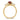 14K Gold Twisted Ring with Lab-Created Ruby and Diamonds, Size 7 - Image 2