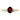 14K Gold Twisted Ring with Oval Garnet and Diamonds - Size 7 - Image 4