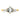 14K Gold Twisted Ring with Oval White Topaz and Diamond Accents, Size 7 - Image 4