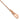14K Rose Gold Cable Chain Anklet - 10 Inch Modern Style - Image 1