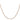 14K Rose Gold 24 inch 1mm Box Link with Lobster Clasp Chain - Image 2