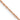 14K Rose Gold 20 inch .8mm Baby Rope with Spring Ring Clasp Chain - Image 5