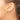 14k Gold Polished Hoop Earrings with Chic Pattern Design - Image 2