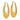 14k Gold Scalloped Hoop Earrings for Effortless Chic Style - Image 1