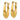 14k Gold Polished Hoop Earrings for Effortless Everyday Style - Image 1