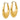 14k Gold Polished Hoop Earrings for Effortless Everyday Style - Image 1