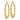 14k Gold Bamboo Hoop Earrings for Effortless Everyday Style - Image 1
