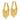 14k Gold Claddagh Hoop Earrings for a Chic Statement - Image 1