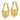 14k Polished Claddagh Hoop Earrings - Image 1
