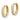 14k Madi K Polished CZ 2mm Hinged Huggie Hoop Earrings - Image 2