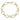 14K Gold Textured Oval Link Bracelet - Modern Elegance for Everyday Wear - Image 4