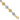 14K Two-Tone Hammered Heart Bracelet - 7 Inch Chic Accessory - Image 1
