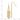 14K Gold Beaded Fringe Dangle Earrings for Effortless Style - Image 3