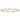 14k Tri-Color Gold Diamond-Cut Puffed Heart Bracelet - 8 Inch - Image 3