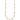 14k Tri-Color Textured Circle and Oval Necklace, 18-Inch - Image 1