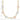 14k Tri-Color Textured Circle and Oval Necklace, 18-Inch - Image 2