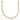 14K Two-Tone Oval Link Necklace with Mirror Beads - 18 Inches - Image 2