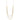 14K Gold Textured Ropa Chain Bib Necklace - 18 Inch Statement Piece - Image 1